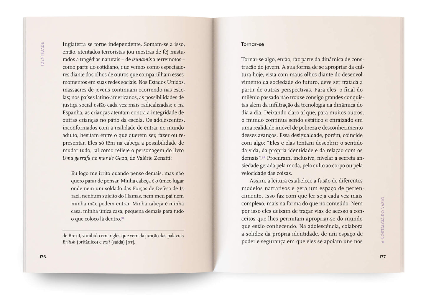 A Nostalgia do Vazio - a leitura como espaço de pertencimento dos adolescentes