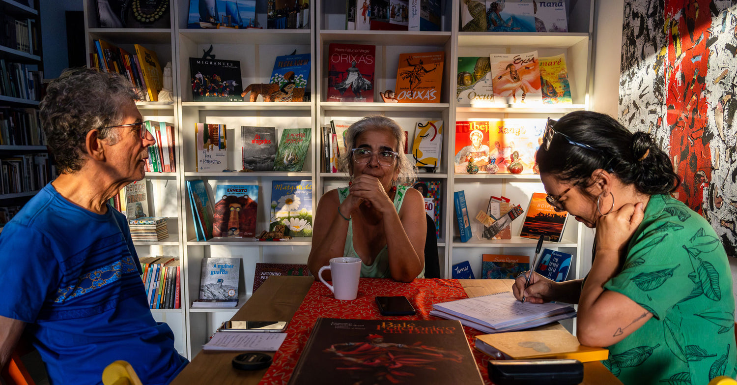 Enéas Guerra, Valéria Pergentino e Nilma Gonçalves na Solisluna. Foto de Kin Guerra