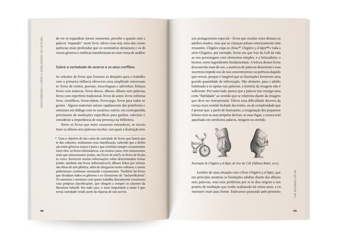 Um pássaro de ar - a formação dos mediadores de leitura para a primeira infância de María Emília Lopez