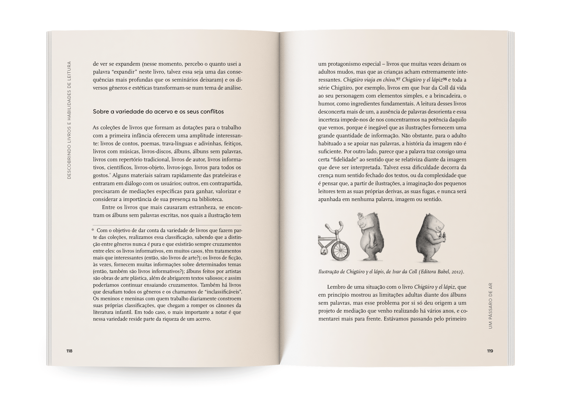 Um pássaro de ar - a formação dos mediadores de leitura para a primeira infância de María Emília Lopez